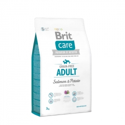 BRIT CARE Grain Free Adult Small Medium Salmon 3kg